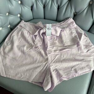 BNWT Light Purple Tie Waist Shorts Sz XL from American Eagle